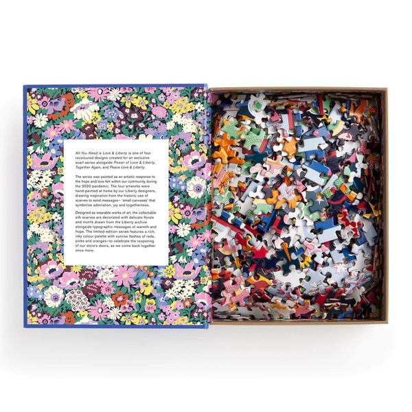  «Пазл Galison All You Need is Love & Liberty by Liberty of London Ltd 500 ел.», бренда Galison - фото №1