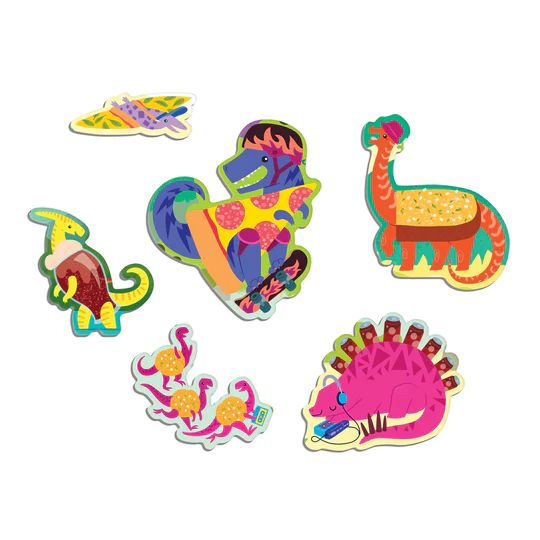  «Pizzasaurus 60 Piece Scratch & Sniff Puzzle», бренда Mudpuppy - фото №1