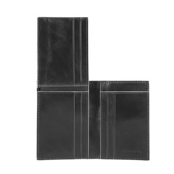  «Портмоне Piquadro Blue Square Black (PU3249B2_N)», бренду Piquadro - фото №1