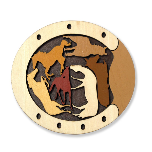 «Головоломка Constantin puzzle Дикие лошади (C5066/6c)», бренда Constantin - фото №1