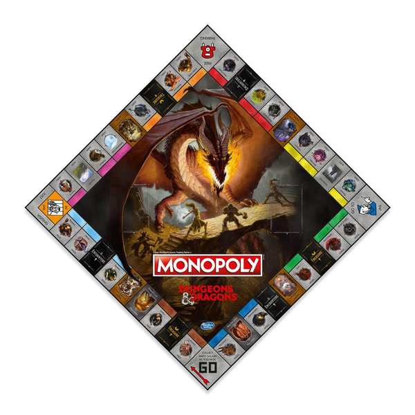  «Настільна гра Winning Moves Dungeons and Dragons Monopoly», бренду Winning Moves - фото №1