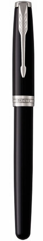 «Ручка перова Parker Sonnet 17 Black Lacquer CT FP F (86 111)», бренду Parker - фото №1
