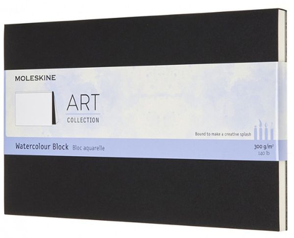  «Блокнот Moleskine Art Акварель Черный 21х13 см (ARTWBL3)», бренда Moleskine - фото №1