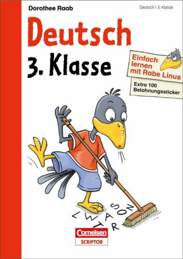 [object Object] «Deutsch 3. Klasse: Einfach lernen mit Rabe Linus (+ наклейки)» - фото №1
