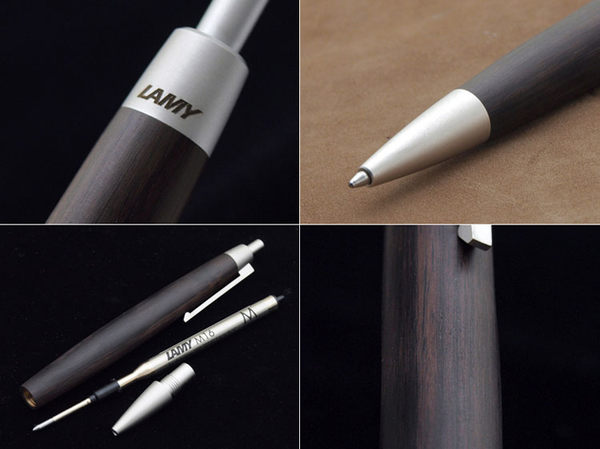  «Ручка шариковая Lamy 2000 Черное дерево (4014519648567)», бренда Lamy - фото №1