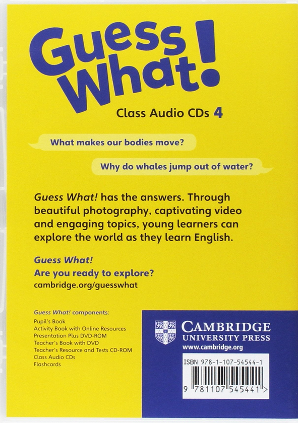 [object Object] «Guess What! Level 4 Class Audio CDs», авторів Сюзанна Рід, Леслі Кустофф, Кей Бентлі - фото №2 - мініатюра