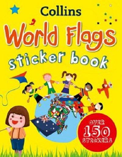 Бумажная книга «World Flags Sticker Book» - фото №1