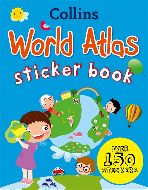 Бумажная книга «Collins Sticker Books: Collins World Sticker Atlas» - фото №1