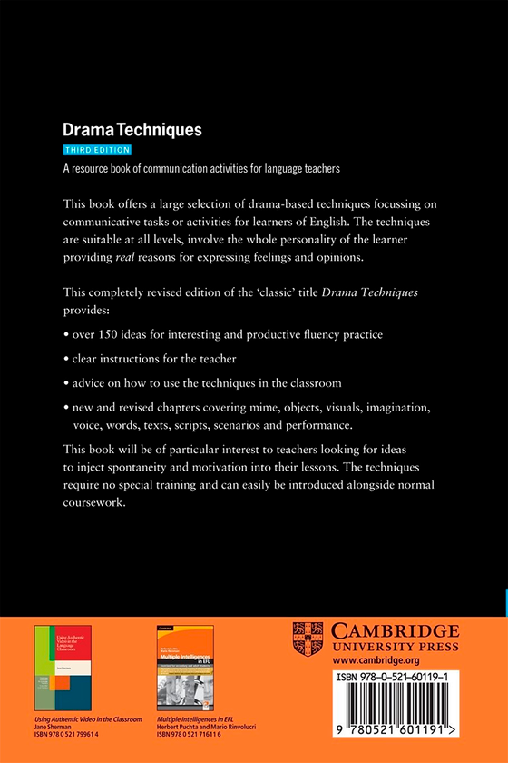 [object Object] «Drama Techniques: A Resource Book of Communication Activities for Language Teachers, Third Edition», авторів Алан Малі, Алан Дафф - фото №3 - мініатюра