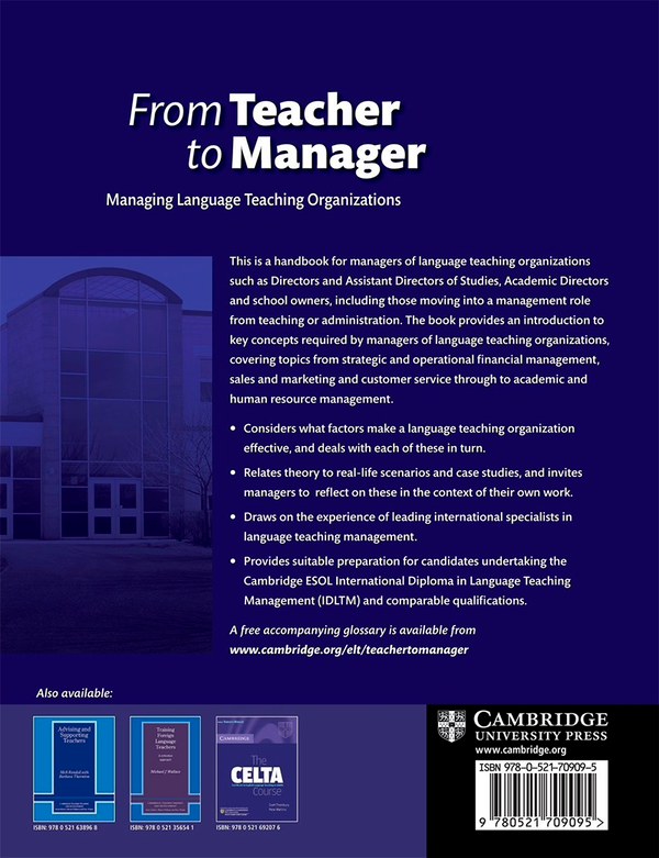 [object Object] «From Teacher to Manager: Managing Language Teaching Organizations», авторів Рон Уайт, Ендрю Хоклі, Мелісса С. Лаугнер, Джулі ван дер Хорст Янсен - фото №3 - мініатюра