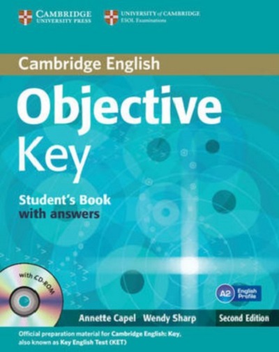 [object Object] «Objective Key 2nd Edition Student's Book with answers with CD-ROM», авторів Аннет Капель, Венді Шарп - фото №1