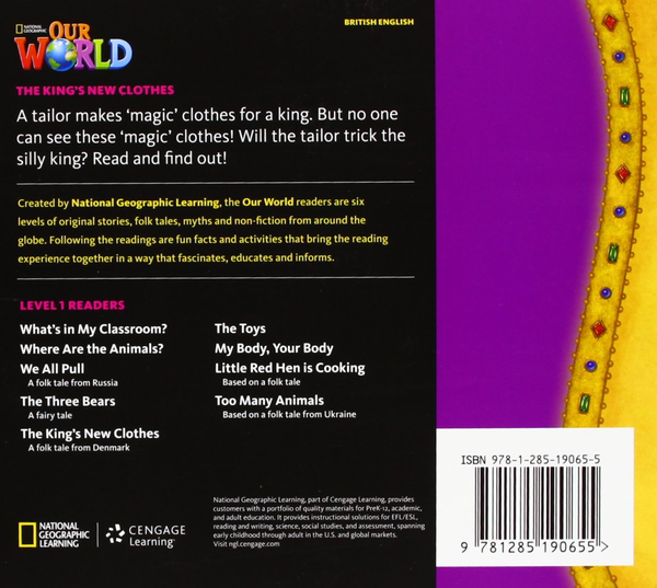 Бумажная книга «Our World 1: The Kings Newclothes Reader» - фото №1