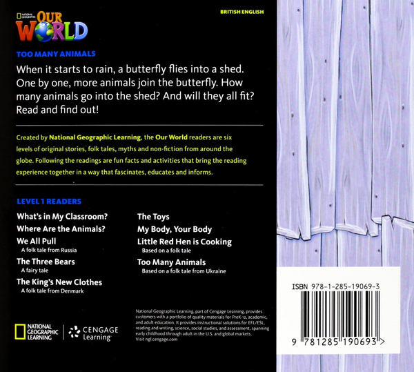 Паперова книга «Our World 1: Too Many Animals Reader» - фото №1