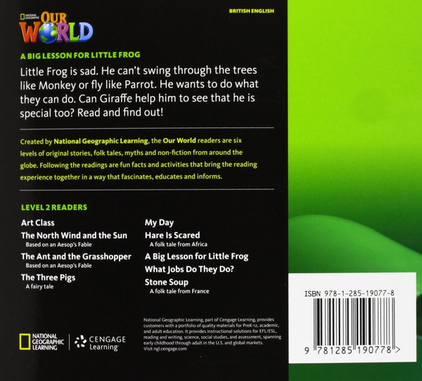 Бумажная книга «Our World 2: A Big Lesson for Little Frog Reader» - фото №1