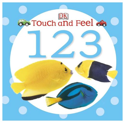 Бумажная книга «Touch and Feel 123» - фото №1