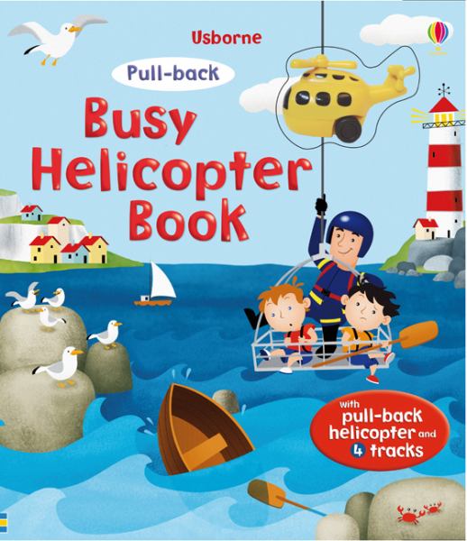 Бумажная книга «Busy Helicopter: Pull-Back», автор Фиона Уотт - фото №1
