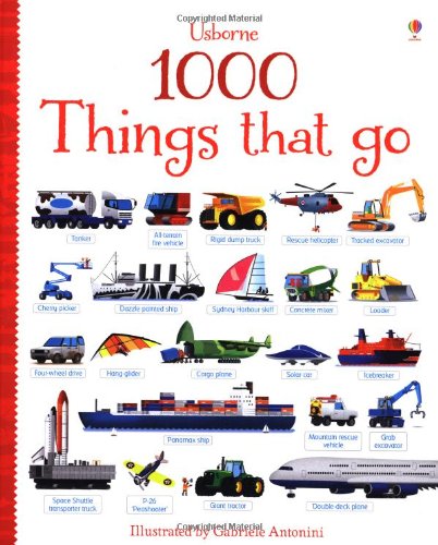 Бумажная книга «1000 Things That Go», автор Сэм Тэплин - фото №1