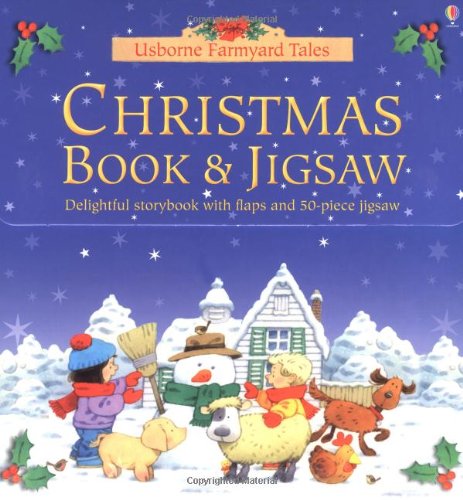 Бумажная книга «Farmyard Tales Christmas Flap Book and Jigsaw», авторов Хизер Амери, Стивен Картрайт - фото №1