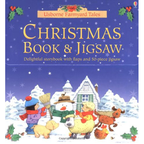 Бумажная книга «Farmyard Tales Christmas Flap Book and Jigsaw», авторов Хизер Амери, Стивен Картрайт - фото №1