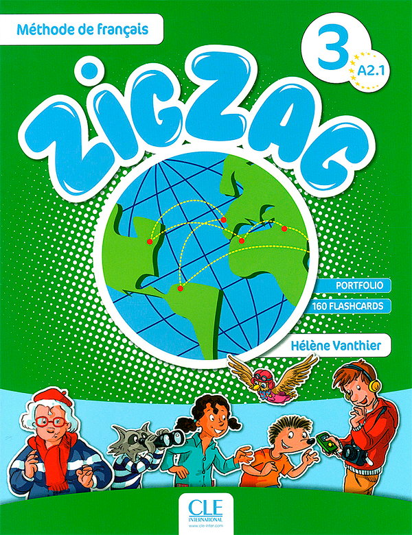 Бумажная книга «ZigZag 3 - A2.1 - Livre + CD audio», авторов Колетт Самсон, Элен Вантье - фото №1