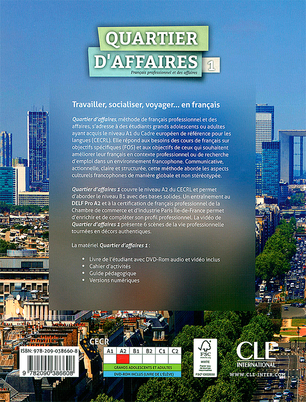 Бумажная книга «Quartier d'affaires: Livre de l'eleve Avec Dvd-rom (French Edition)» - фото №1