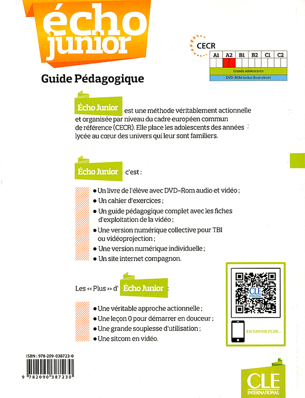 Бумажная книга «Echo Junior: Livre du Professeur A2 (French Edition)», авторов Джеки Жирарде, Жак Пекю - фото №1