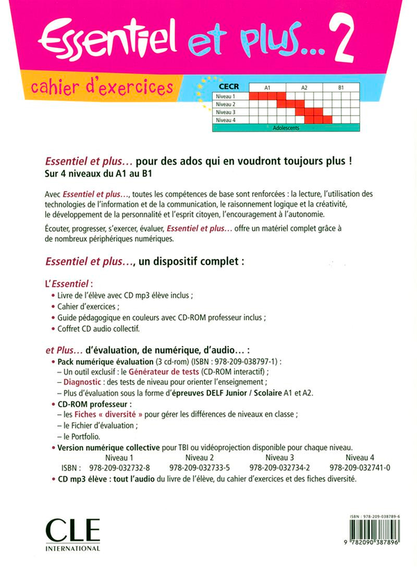 Бумажная книга «Essentiel et Plus: Cahier d'Exercices 2 (French Edition)», авторов Мишель Буцбах, Д. Пастор - фото №1