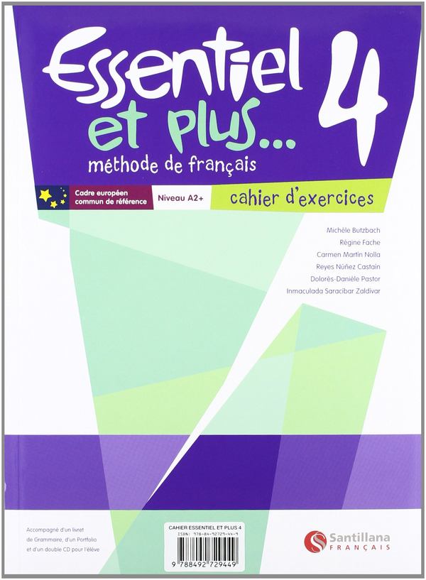 Бумажная книга «Essentiel et plus... 4 Livre de leleve + CD-MP3», автор Мишель Буцбах - фото №1