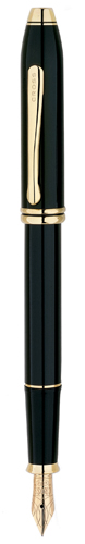  «Перьевая ручка Cross Townsend Lacq Black FP F (Cr57600f)» - фото №1