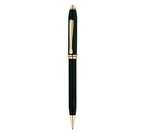  «Шариковая ручка Cross Townsend Lacq Black BP (Cr57200)» - фото №1