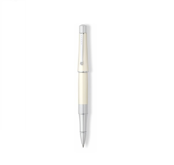  «Ручка ролер Cross Beverly Pearlescent White Lacquer RB (Cr04952)» - фото №1