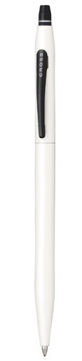  «Ручка ролер Cross Click Pearlescent White RB (Cr06253)» - фото №1