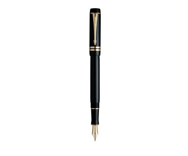  «Перьевая ручка Parker Duofold Black New FP F (97 012Ч)», бренда Parker - фото №1