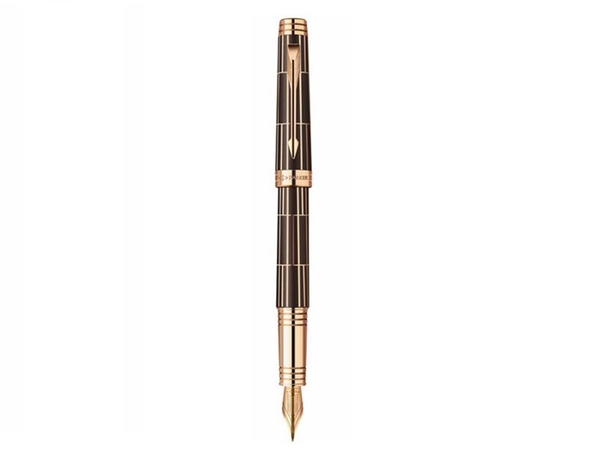  «Перьевая ручка Parker Premier Luxury Brown PGT FP F (89 912K)», бренда Parker - фото №1