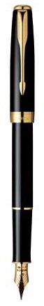  «Перьевая ручка Parker Sonnet Laque Black FP F (85 812)», бренда Parker - фото №1