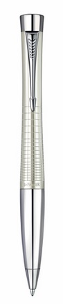  «Ручка шариковая Parker Urban Pearl Metal Chiselled BP (21 232Б)», бренда Parker - фото №1
