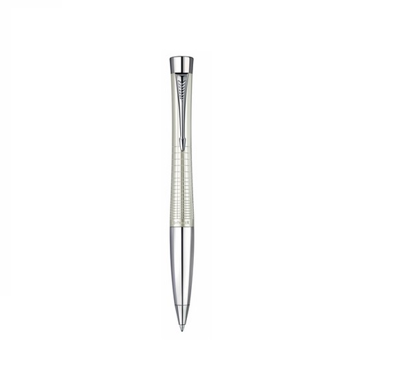  «Ручка шариковая Parker Urban Pearl Metal Chiselled BP (21 232Б)», бренда Parker - фото №1
