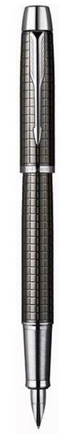  «Перьевая ручка Parker IM Dark Gun Metal Chiselled FP F (20 412D)», бренда Parker - фото №1