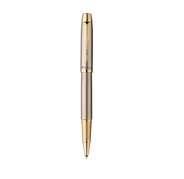  «Ручка ролер Parker IM Brushed Metal GT RB (20 322T)», бренду Parker - фото №1
