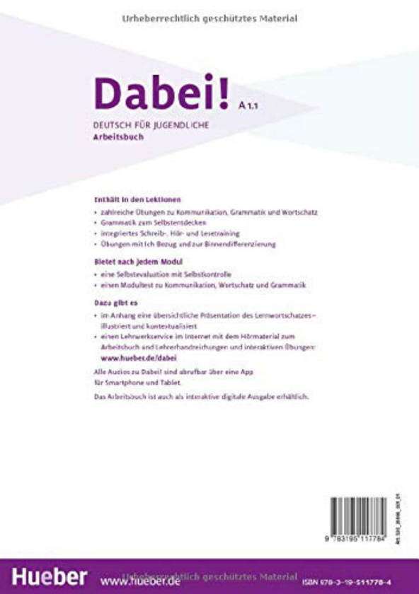 [object Object] « Dabei!: Arbeitsbuch A1.1», авторів Йозеф Альберті, Габріеле Копп, Зігфрід Бюттнер - фото №2 - мініатюра