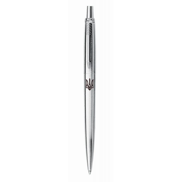 «Кулькова ручка Parker Jotter SS CT BP Тризуб (13 332_TR)», бренду Parker - фото №1