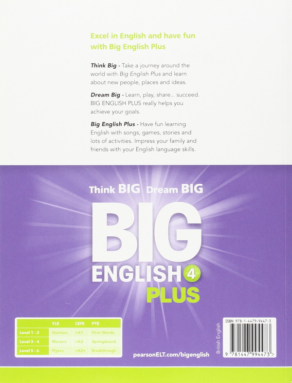 Паперова книга «Big English Plus 4 Pupil's Book», авторів Маріо Еррера, Кристофер Сол Круз - фото №1
