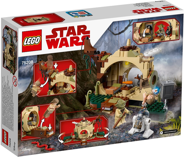  «Конструктор LEGO Star Wars Хатина Йоди 229 елементів (75208)», бренду LEGO - фото №1