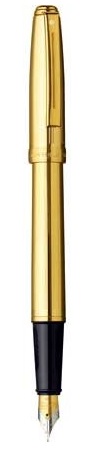  «Перьевая ручка Sheaffer Prelude Gold Plated FP M (Sh368004)», бренда Sheaffer - фото №1