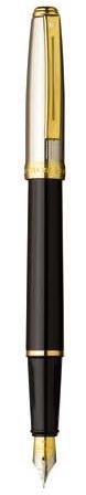  «Перьевая ручка Sheaffer Prelude Black and Palladium GT FP M (Sh337004)», бренда Sheaffer - фото №1