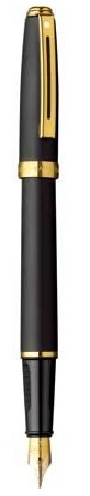  «Перьевая ручка Sheaffer Prelude Matt Black GT FP F (Sh346004)», бренда Sheaffer - фото №1