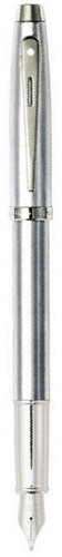  «Перьевая ручка Sheaffer Gift Collection Brushed Chrome NT FP M (Sh930604-30)», бренда Sheaffer - фото №1