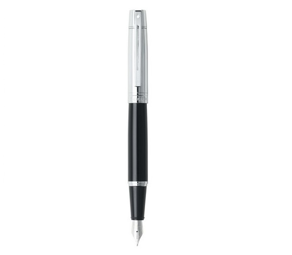  «Перьевая ручка Sheaffer Gift Collection Chrome and Glossy Black CT FP M (Sh931404)», бренда Sheaffer - фото №1