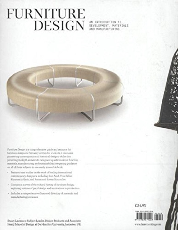Паперова книга «Furniture Design. An Introduction to Development, Materials and Manufacturing», автор Стюарт Лоусон - фото №1
