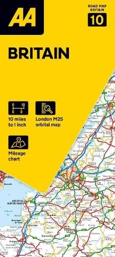 Бумажная книга «AA Road Map Britain» - фото №1